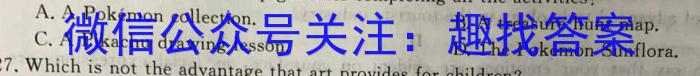 2024年河南省普通高中招生考试试卷 密押卷A英语