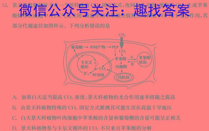 NT 2023-2024学年第二学期高一期末考试生物学试题答案