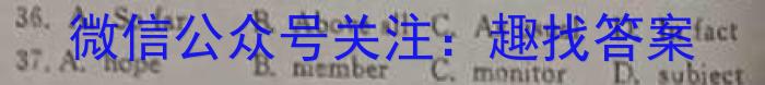 安徽省九年级2023-2024学年第二学期第一次绿色素质测试英语