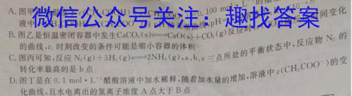 32024届衡水金卷先享题调研卷(广东专版)二化学试题