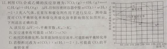 【热荐】陕西省2023~2024学年高三第一学期12月模拟测试卷(243439Z)化学