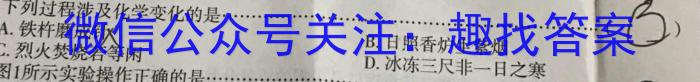 q江西省2023-2024学年度八年级阶段性练习（四）化学