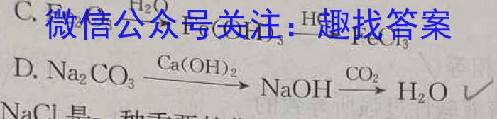 32023年12月湖南省高三年级名校联合考试化学试题