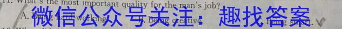 2023年河北省初中毕业生升学文化课考试(省级)大联考(页脚★★)英语试卷答案