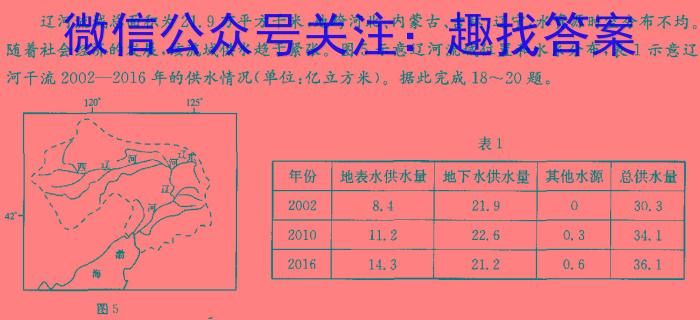 泸州市高2021级第三次教学质量诊断性考试地理试卷答案