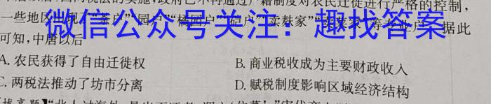 [阳光启学]2024届全国统一考试标准模拟信息卷(二)2历史试卷答案