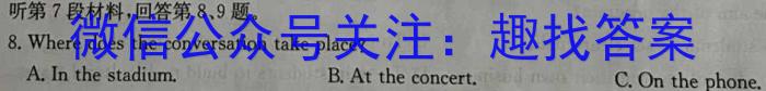 [启光教育]2024年普通高等学校招生全国统一模拟考试 新高考(2024.4)英语试卷答案