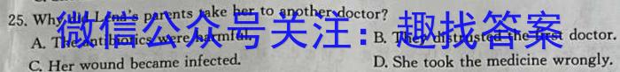 2024届岳阳市高三教学质量监测(三)英语