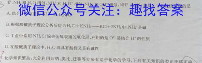 32024届高考模拟卷(六)化学试题