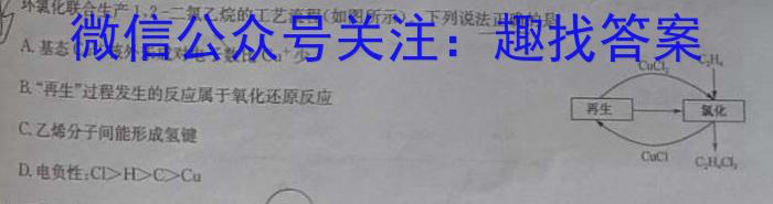 j河南省2023-2024学年度第一学期九年级期末测试卷化学试卷答案