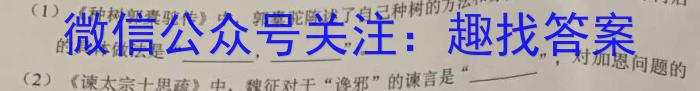 九师联盟·2024年江西省高一5月教学质量检测语文