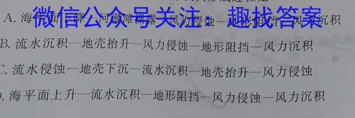 2025届普通高等学校招生全国统一考试青桐鸣10月大联考（高三）地理试卷答案