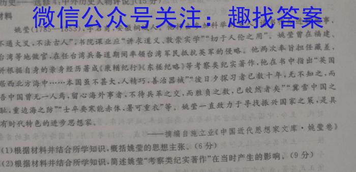 安徽省2023-2024学年度九年级下学期阶段评估（二）&政治