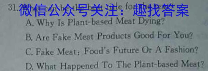 2024届广西三新学术联盟百校联考(5月)英语