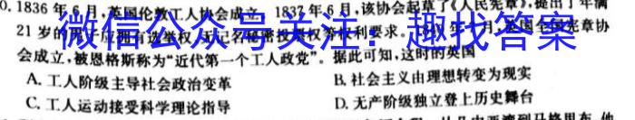 江西省2023-2024学年度七年级阶段性练习（四）历史试卷答案