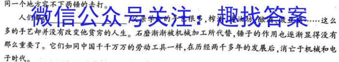 河南省2023-2024学年上学期九年级阶段性评价卷四/语文