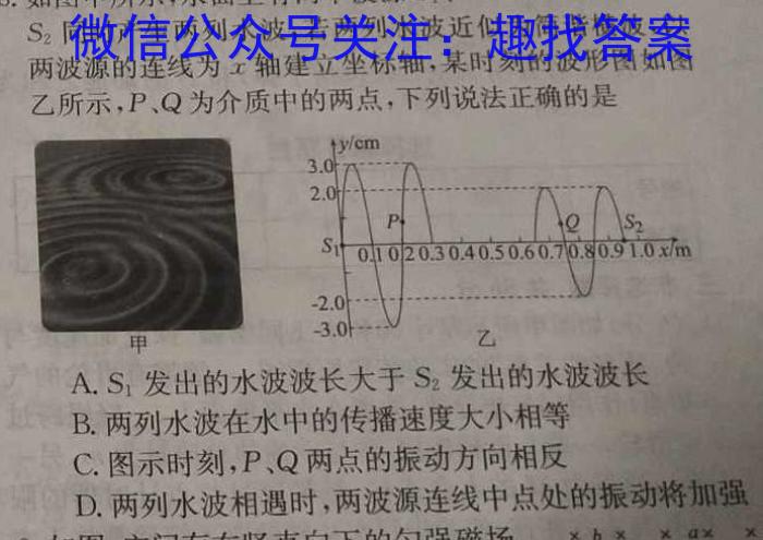 天一大联考 2023-2024学年高一年级阶段性测试(二)2物理`