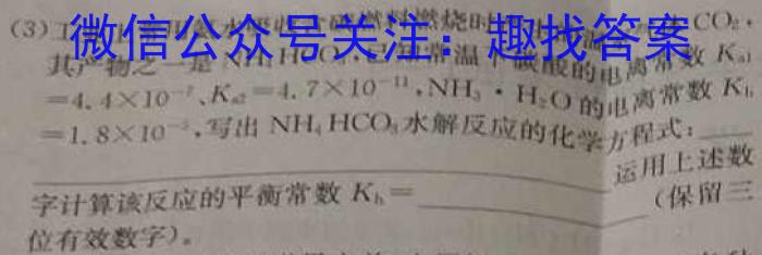 3江西省2023-2024学年度八年级阶段性练习（四）化学试题