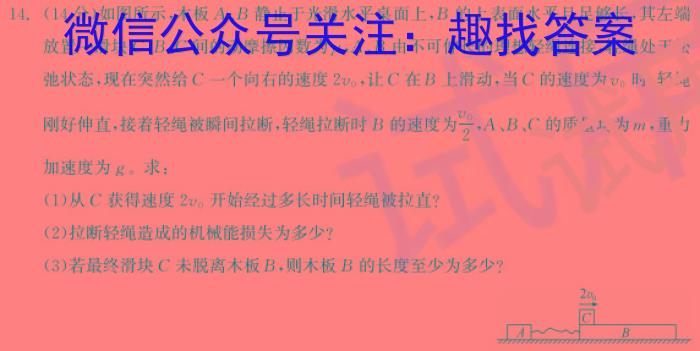 惠东县2024-2025学年第一学期高三年级第一次质量检测物理试卷答案