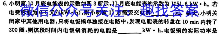 [重庆中考]重庆市2024年初中学业水平暨高中招生考试道德与法治试题 (B卷)物理试题答案