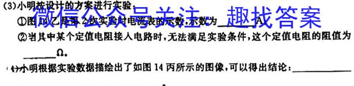 河北省2024届高三年级大数据应用调研联合测评(Ⅴ)物理试卷答案