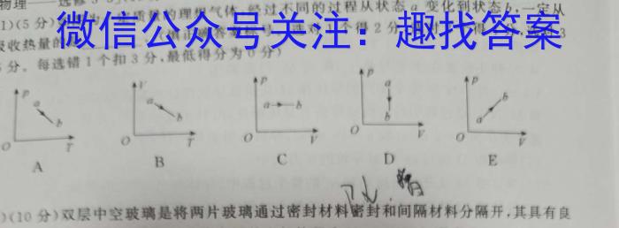 安徽省霍邱县2023-2024学年度八年级第二学期期中考试物理试卷答案