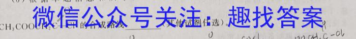 j豫北名校2023-2024学年高三年级第一次精英联赛（12月）化学试卷答案