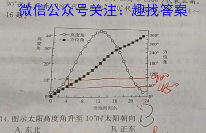 安徽省2023-2024学年八年级第二学期蚌埠G5教研联盟期中调研考试&政治