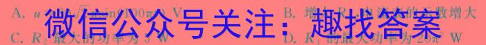 天一大联考 2024届高考全真模拟卷(五)5物理试卷答案