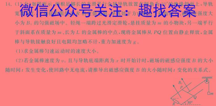 河南省新乡市2023-2024学年九年级考前模拟试卷物理试题答案