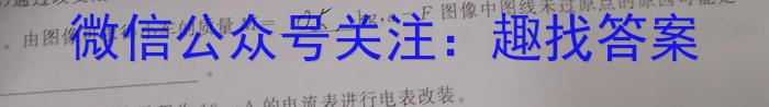 河北省2023-2024学年七年级第二学期期末考试（标题加粗）物理试卷答案