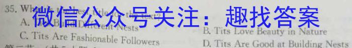 2024年河北省初中学业水平适应性测试英语试卷答案