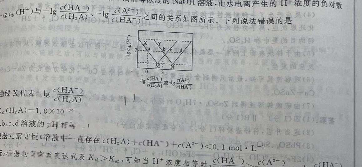 12024年普通高等学校招生全国统一考试·仿真模拟卷(三)3化学试卷答案