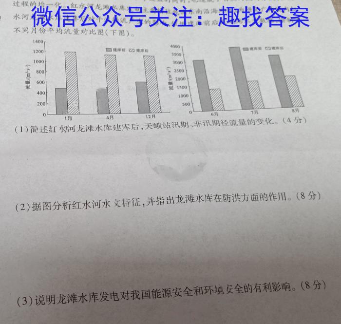 [今日更新]广西国品文化 2023~2024学年新教材新高考桂柳信息冲刺金卷(五)5地理h