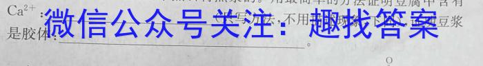 32023年潍坊市普通高中学科素养能力测评（12月）化学试题