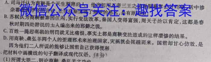 [湖北四调]2024年第九届湖北省高三(4月)调研模拟考试(2024.4)语文