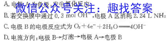 q2024年河北省初中毕业生升学文化课考试 冲刺试卷(一)化学