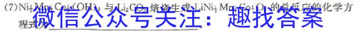 河南省周口市郸城县2024年九年级第六次模拟试卷化学