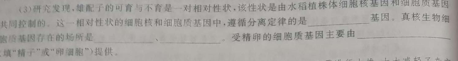 陕西省宝鸡市陈仓区2023-2024学年度第二学期八年级期末质量检测试题（卷）试题(数学)