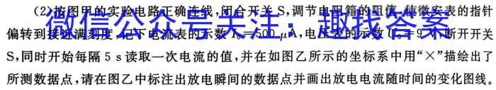 炎德英才 湖南师大附中2024-2025高二第一学期期中考试物理试题答案