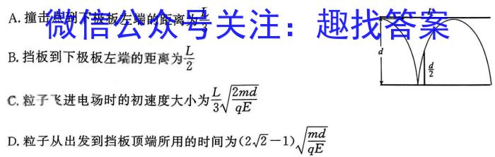 琢名小渔·河北省2023-2024学年高二年级开学检测h物理