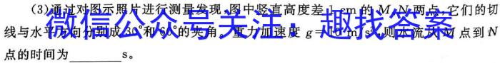 上进联考 上饶市2024届高三六校第一次联合考试物理试卷答案