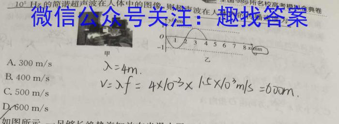 广东省龙岗区2023-2024学年第一学期高二期末质量监测物理试卷答案