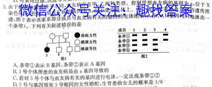 山西省2024年中考适应性评估（二）7L R生物