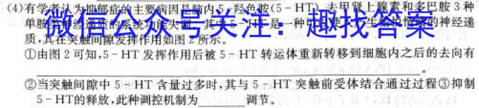 2023-2024学年河北省部分学校下学期高三考试生物学试题答案