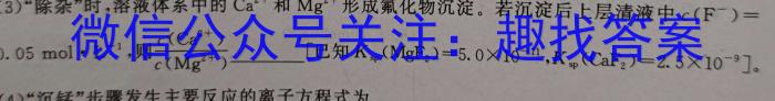 32024年普通高等学校招生全国统一考试 名校联盟·模拟信息卷(T8联盟)(八)化学试题