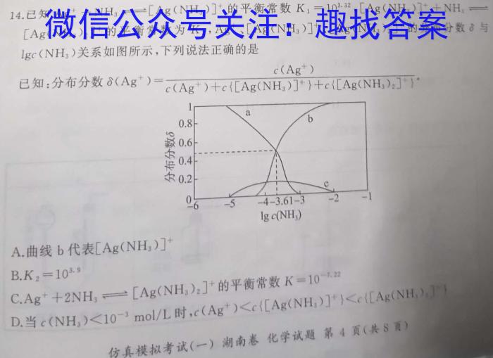 安徽省涡阳县2023-2024学年度九年级第二次质量监测化学