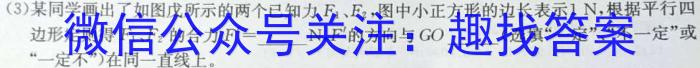 青桐鸣 2024届普通高等学校招生全国统一考试 青桐鸣大联考(高三)(1月)物理试卷答案