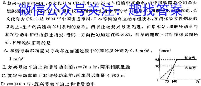 陕西省2023-2024学年度第二学期七年级期中调研试题（卷）C物理`