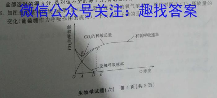 安徽省2024年九年级教学质量检测(24-CZ147c)数学